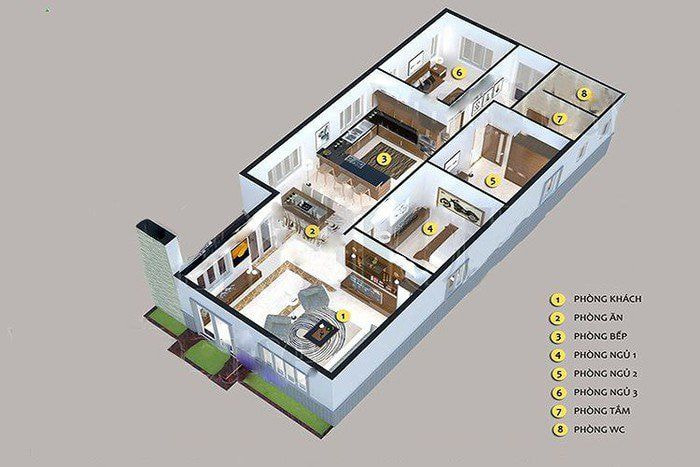thiết kế nhà vườn 1 tầng
