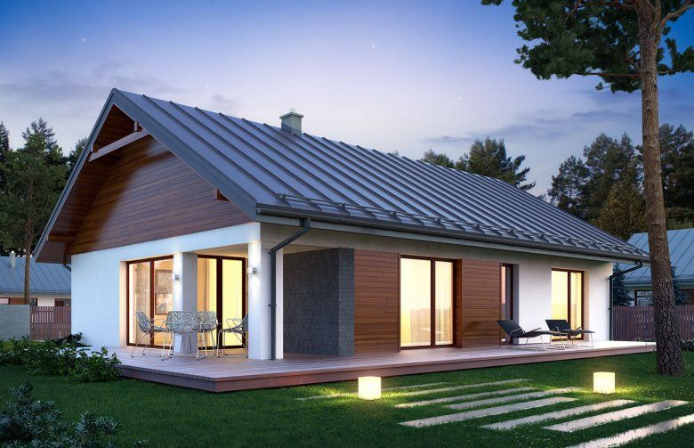 thiết kế nhà vườn 1 tầng