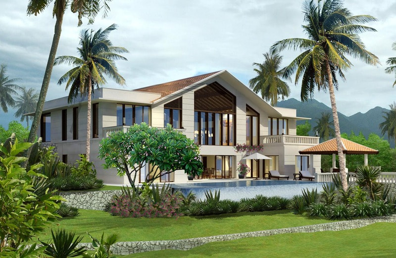  thiết kế biệt thự nhà vườn Nha Trang