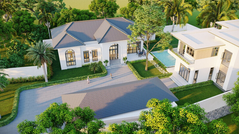  thiết kế biệt thự nhà vườn Nha Trang