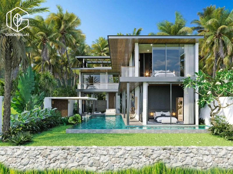 thiết kế nhà vườn 200m2