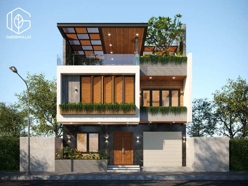 thiết kế nhà vườn 200m2