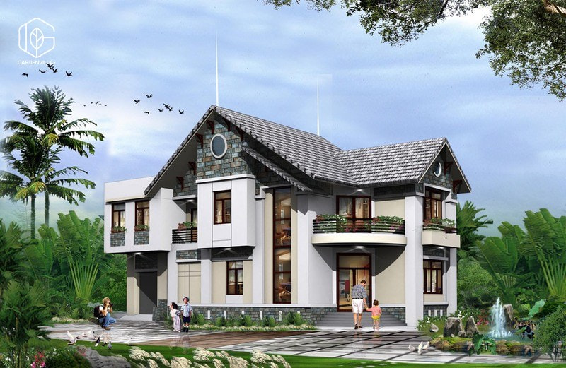 thiet ke biet thu nha vuon tai da nang