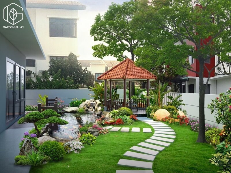 thiết kế cảnh quan nhà vườn