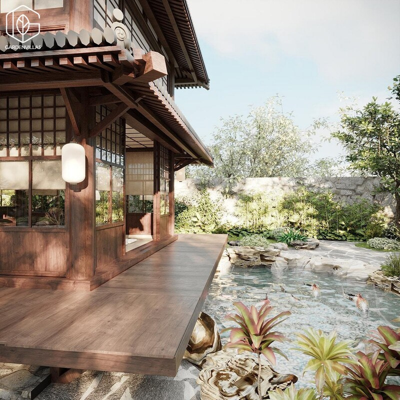 thiết kế cảnh quan nhà vườn