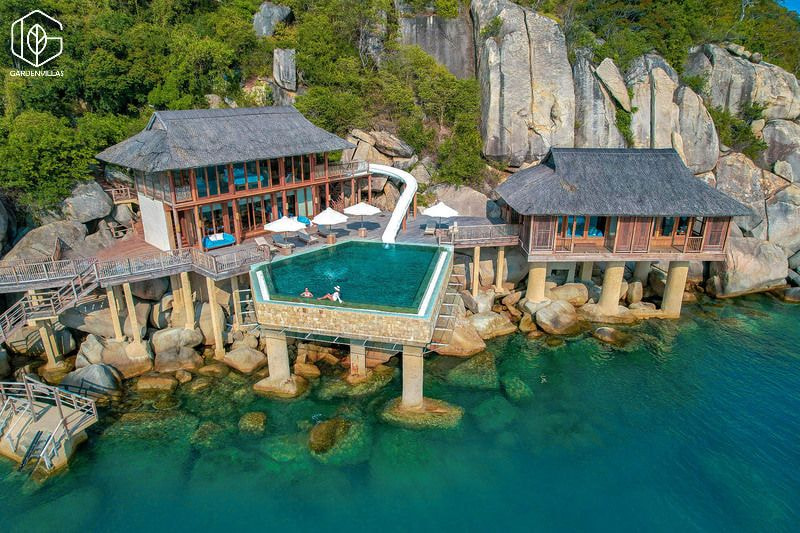 thiết kế nhà gỗ sân vườn