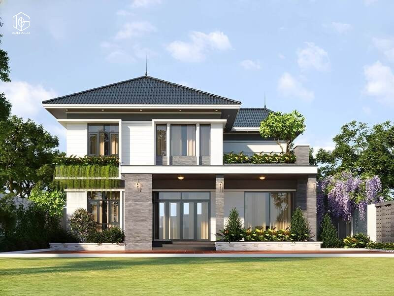 Thiết kế nhà vườn 2 mặt tiền