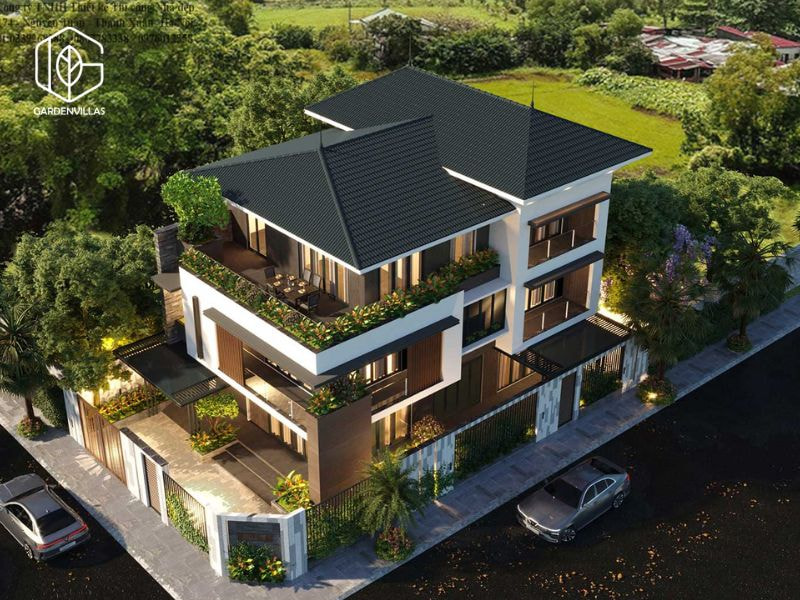 thiết kế nhà vườn 150.000m2