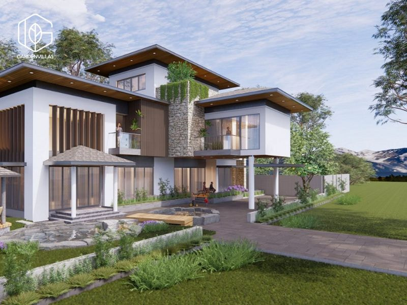 thiết kế nhà vườn 150.000m2