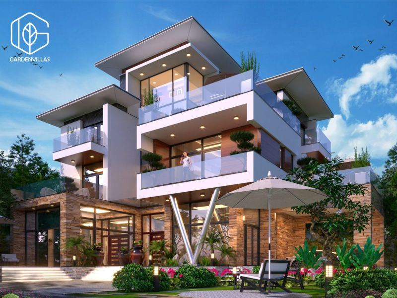 thiết kế nhà vườn 3000m2